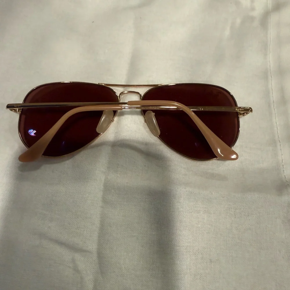 Ray-Ban Classic Aviator Sunglasses - Brown Lenses, Gold Frame, Polarized